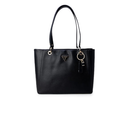 Guess – Schwarze Handtasche aus Polyethylen