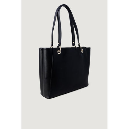 Guess – Schwarze Handtasche aus Polyethylen