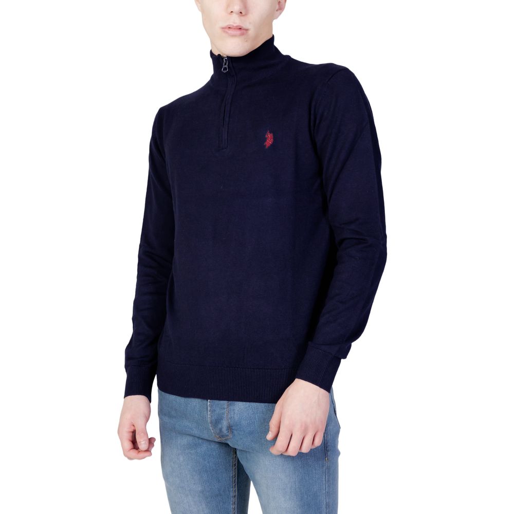 US POLO ASSN. Blauer Baumwollpullover