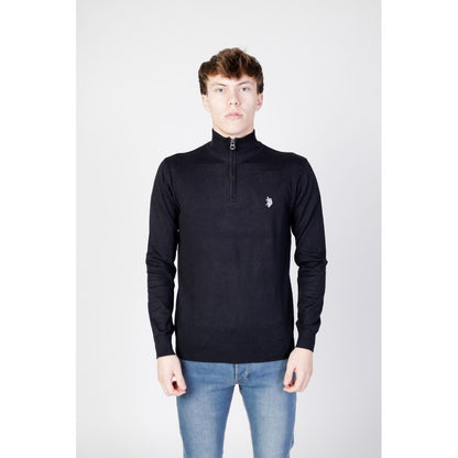 US POLO ASSN. Schwarzer Baumwollpullover