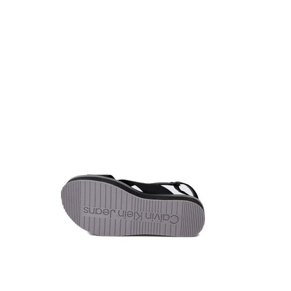 Calvin Klein Jeans – Schwarze Sandalen aus recyceltem Polyethylen