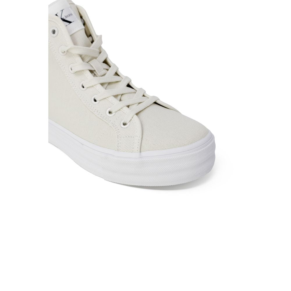 Calvin Klein Jeans – Beige Sneaker aus recycelter Baumwolle