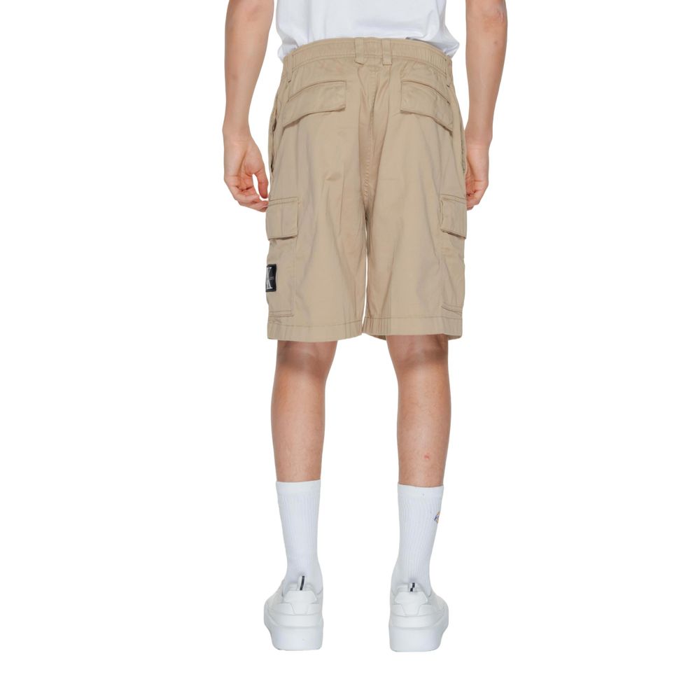 Calvin Klein Jeans Beige Cotton Short