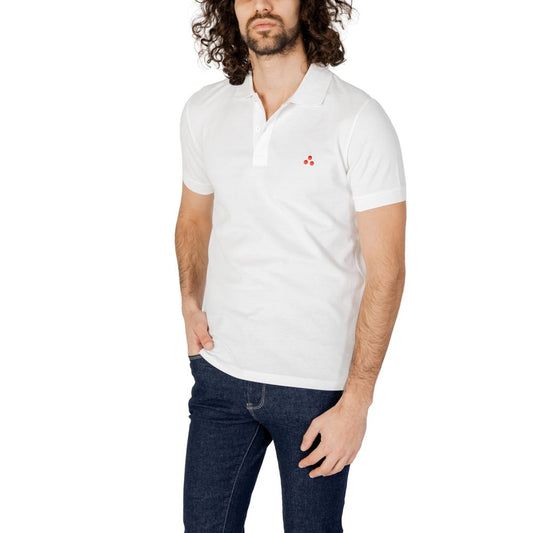 Weißes Poloshirt aus Baumwolle von Peuterey