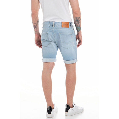 Replay – Blaue Baumwollshorts