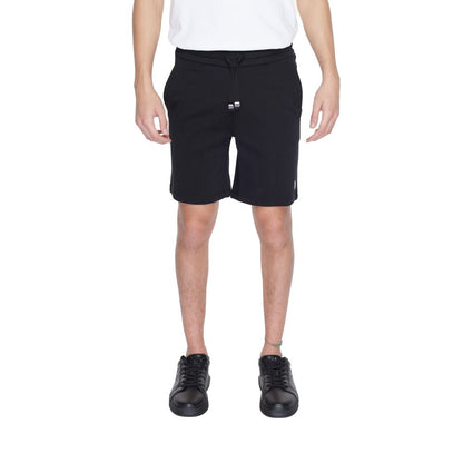 US POLO ASSN. Schwarze Baumwollshorts