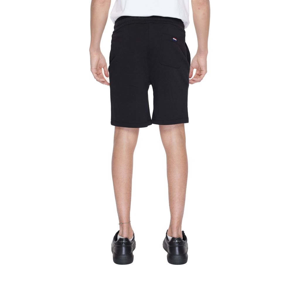 US POLO ASSN. Schwarze Baumwollshorts