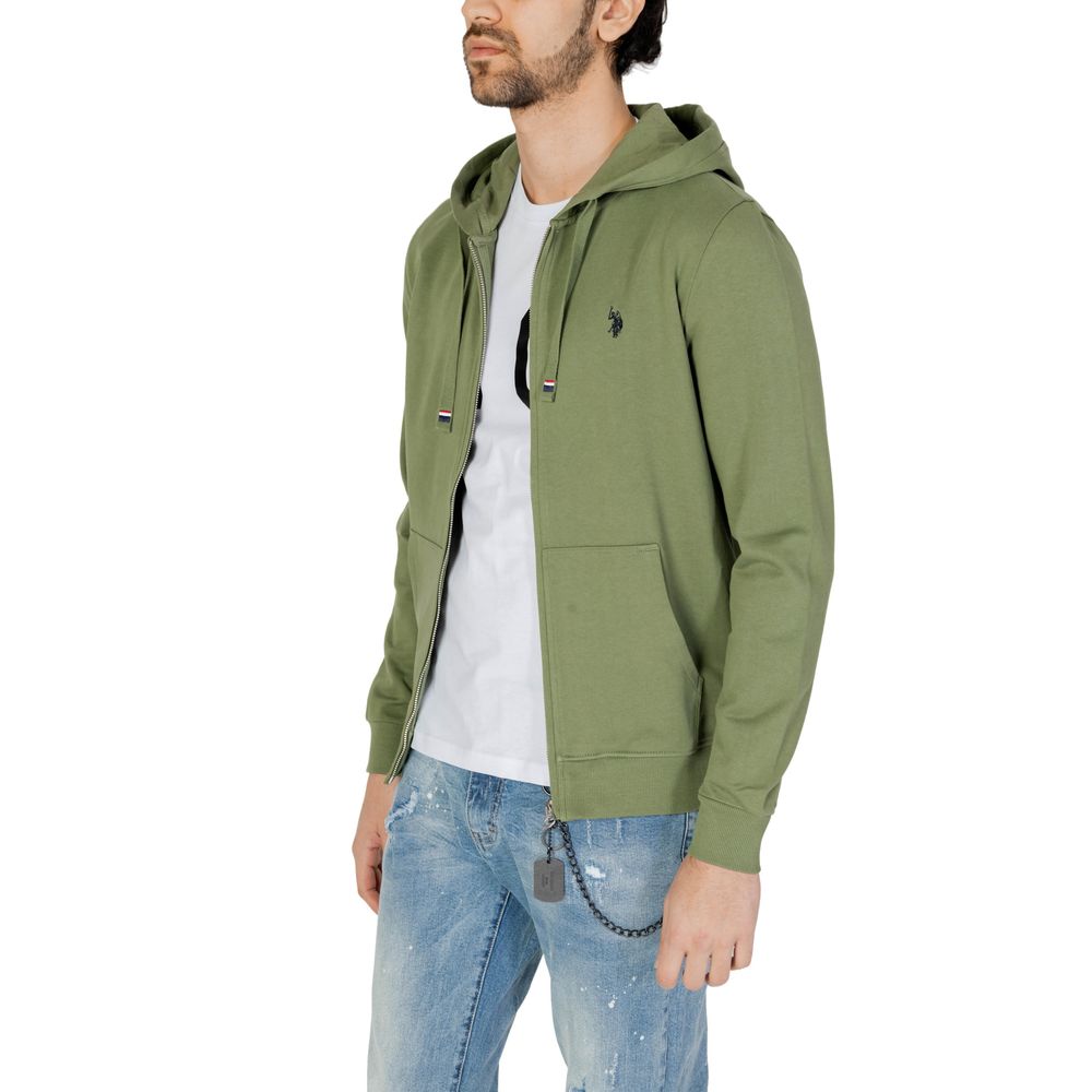 US POLO ASSN. Grüner Baumwollpullover