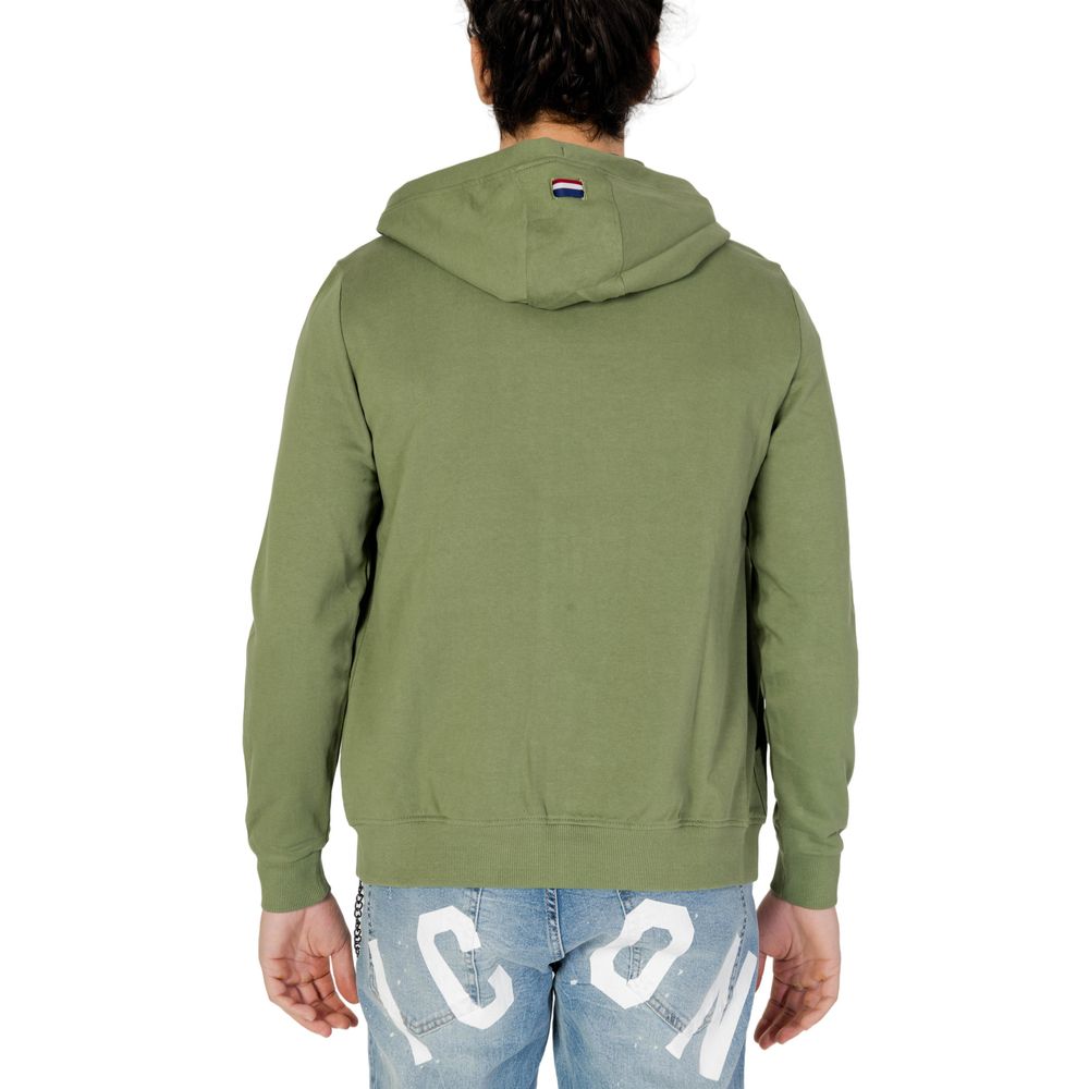 US POLO ASSN. Grüner Baumwollpullover