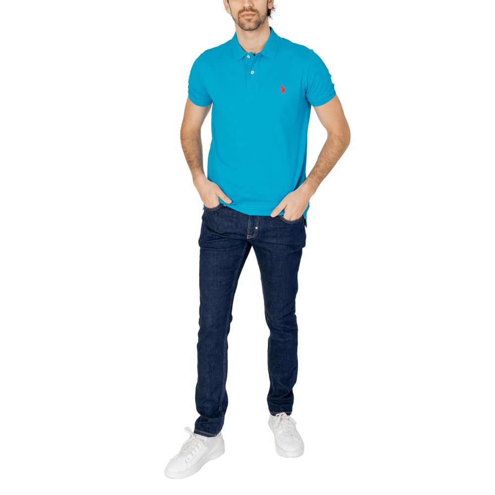 US POLO ASSN. Poloshirt aus Baumwolle, Blau