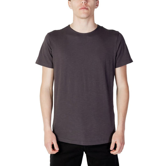 Jack Jones Gray Organic Cotton T-Shirt