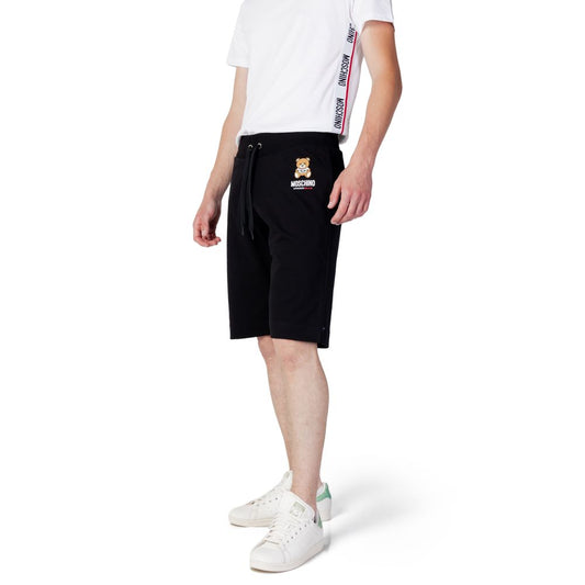 Moschino Schwarze Baumwollshorts