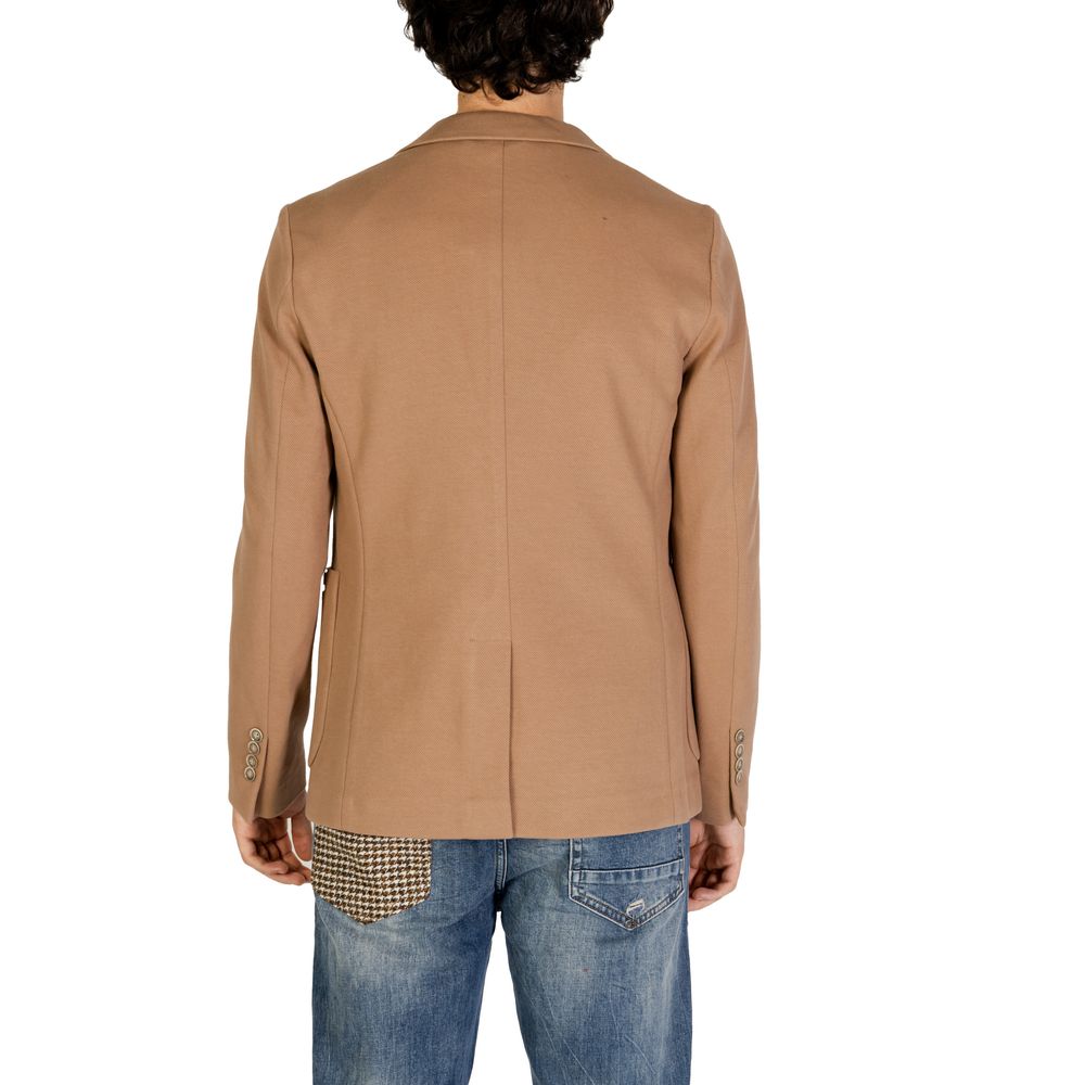 Gianni Lupo Beige Baumwollblazer