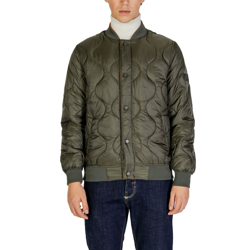 Gianni Lupo Green Polyamide Jacket