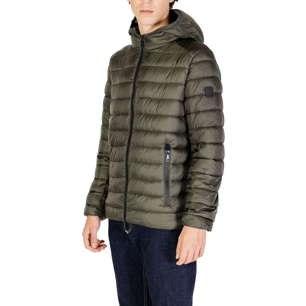 Gianni Lupo Green Polyamide Jacket