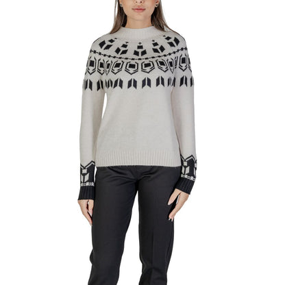 Street One Creme Baumwollpullover