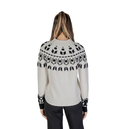 Street One Creme Baumwollpullover