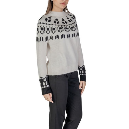 Street One Creme Baumwollpullover