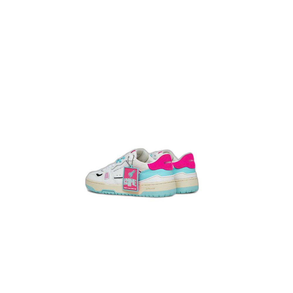 Crime London Pink Leather Sneaker