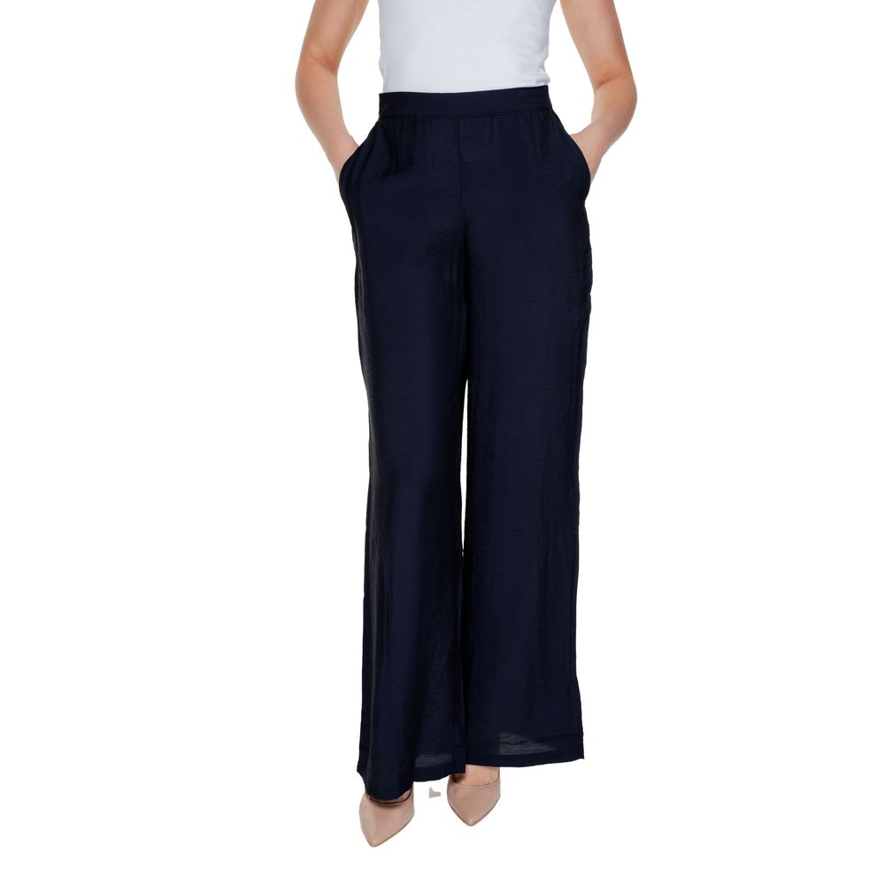 Vero Moda Black Viscose Jeans & Pant