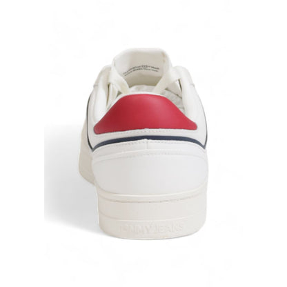 Tommy Hilfiger Jeans White Suede Sneaker