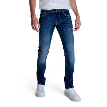 Antony Morato Blue Cotton Jeans & Pant