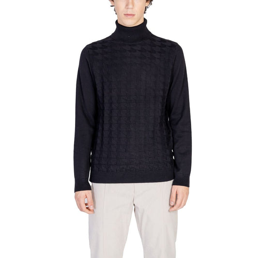 Antony Morato Schwarzer Baumwollpullover