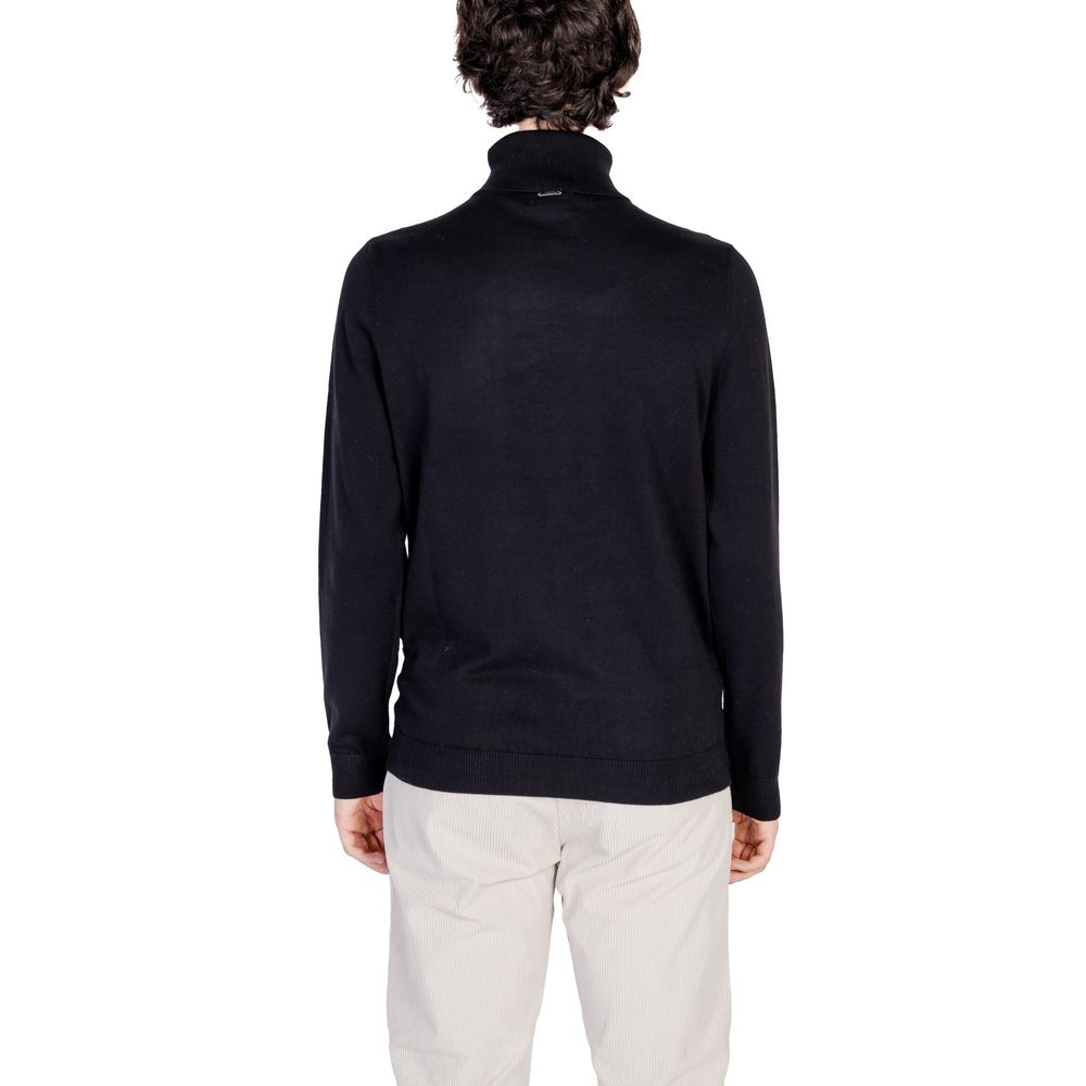 Antony Morato Schwarzer Baumwollpullover