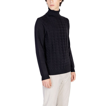 Antony Morato Schwarzer Baumwollpullover