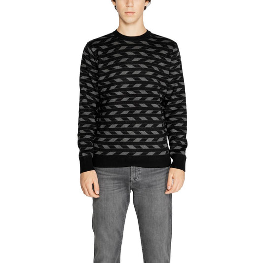 Antony Morato Schwarzer Acrylpullover