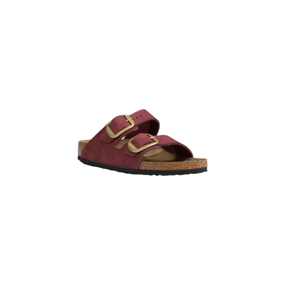 Birkenstock – Sandalen aus rosa Nubukleder