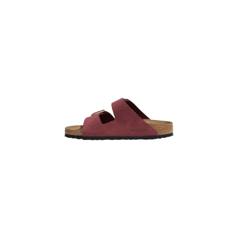 Birkenstock – Sandalen aus rosa Nubukleder