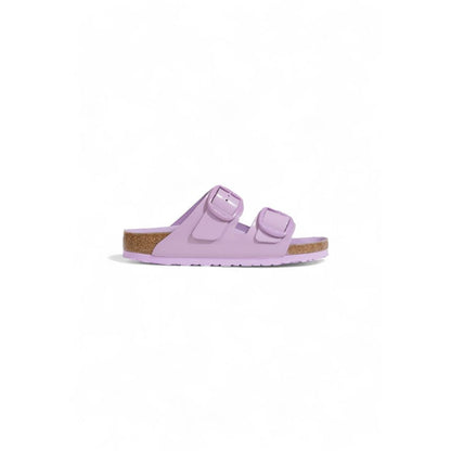 Birkenstock – Vegana-Sandale aus violettem Leder