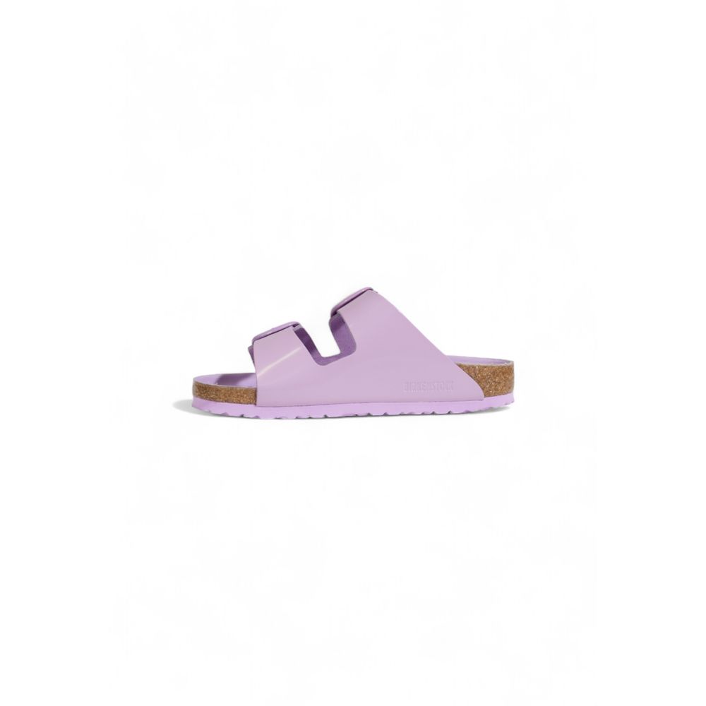 Birkenstock – Vegana-Sandale aus violettem Leder