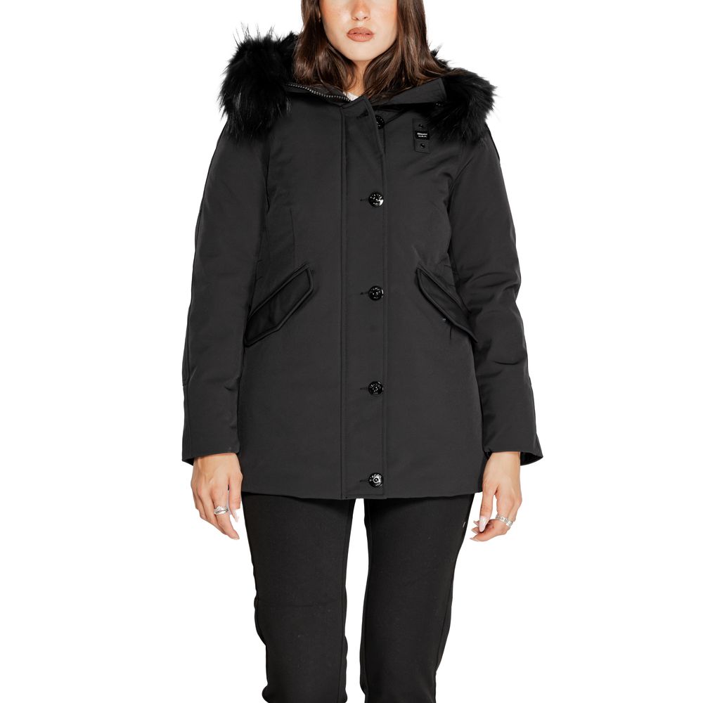 Blauer Black Polyester Jackets & Coat