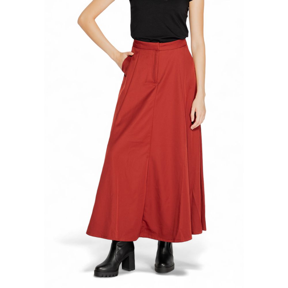 Vero Moda – Roter Polyesterrock