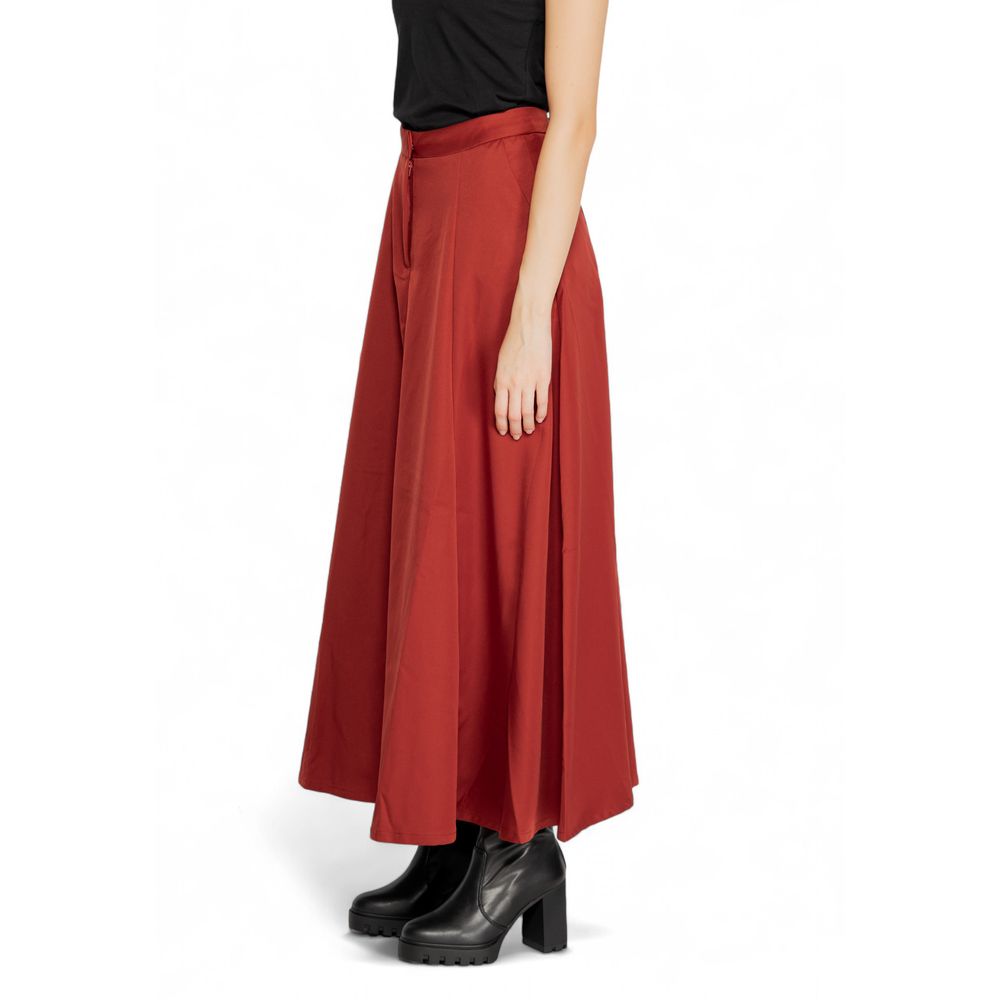 Vero Moda – Roter Polyesterrock