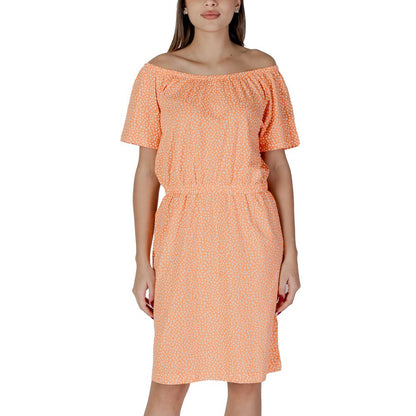 B.Young – Oranges Baumwollkleid