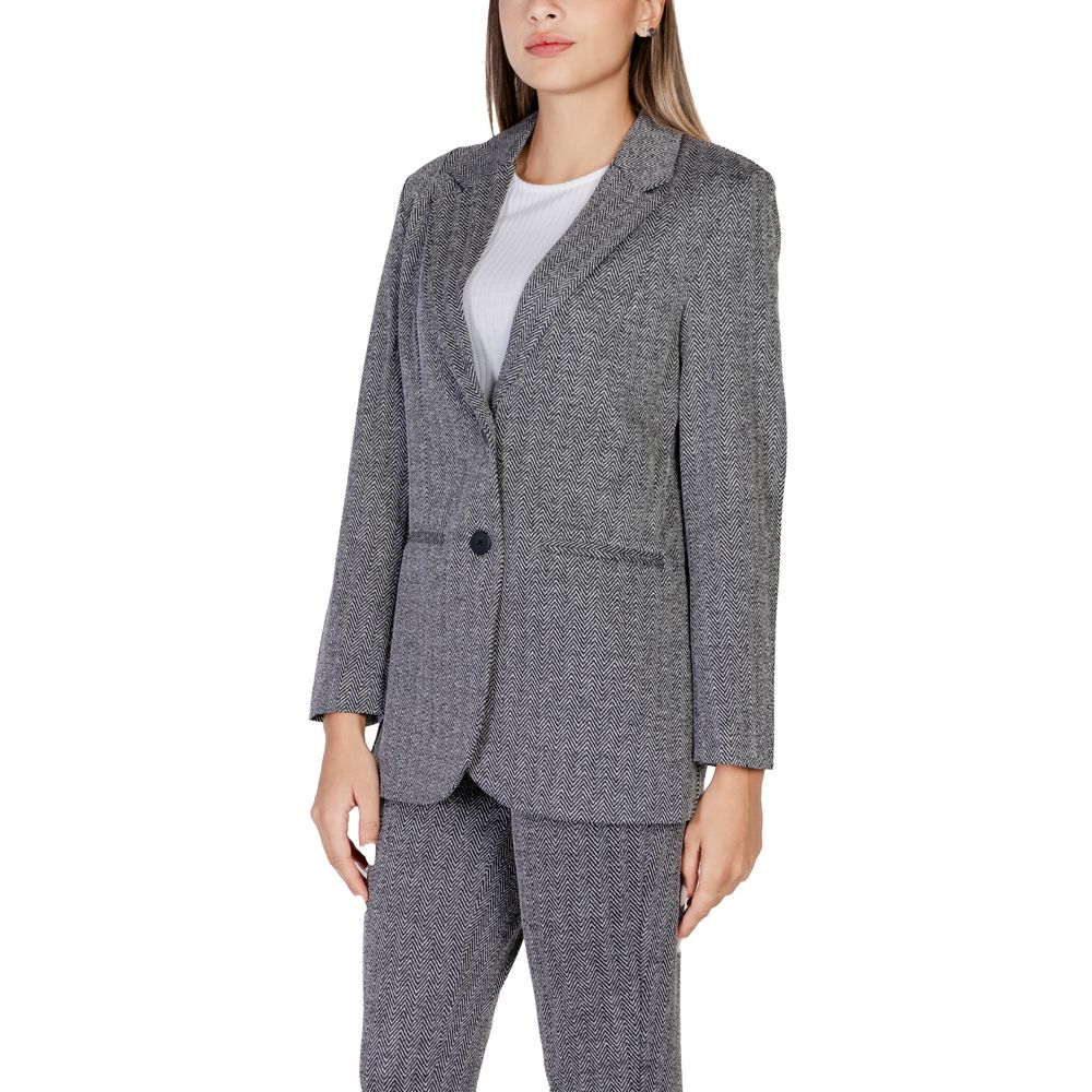 ICHI Schwarze Anzüge und Blazer aus Polyester