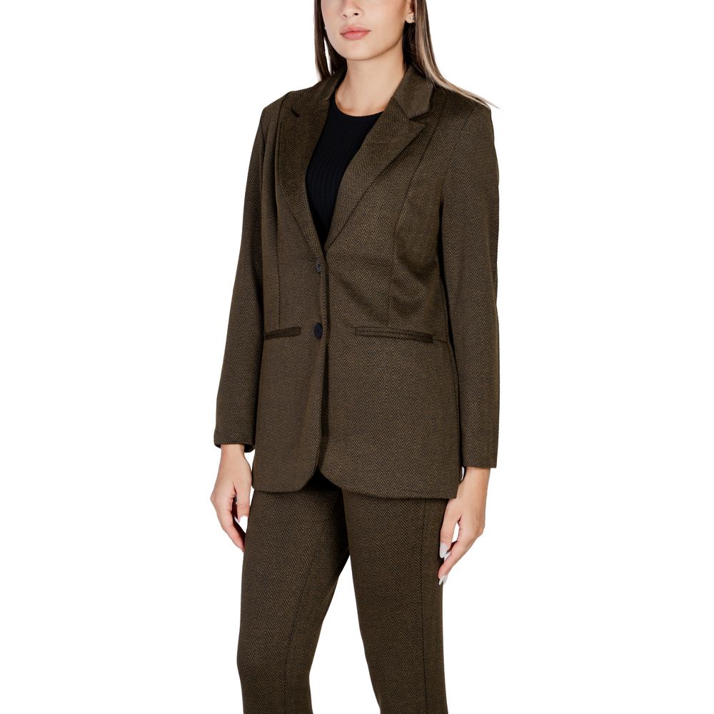 ICHI Grüne Anzüge und Blazer aus Polyester