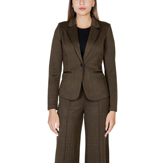 ICHI Grüne Anzüge und Blazer aus Polyester