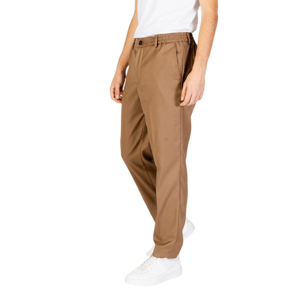 Hamaki-Ho – Beige Jeans und Hose aus Polyester