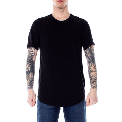 Schwarzes Baumwoll-T-Shirt von Only &amp; Sons