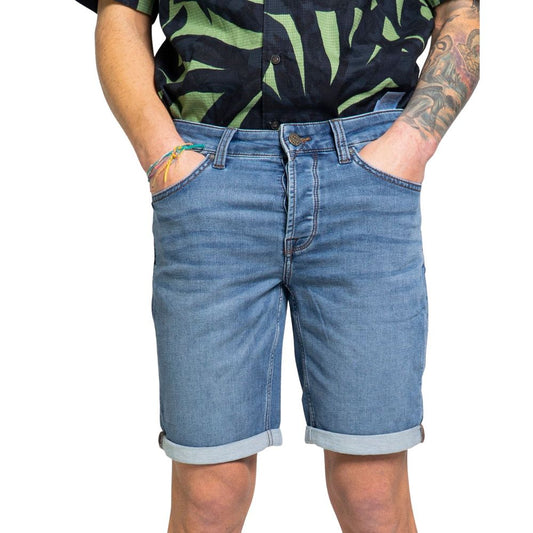 Only &amp; Sons – Blaue Baumwollshorts