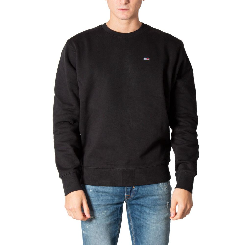 Tommy Hilfiger Jeans – Schwarzer Baumwollpullover