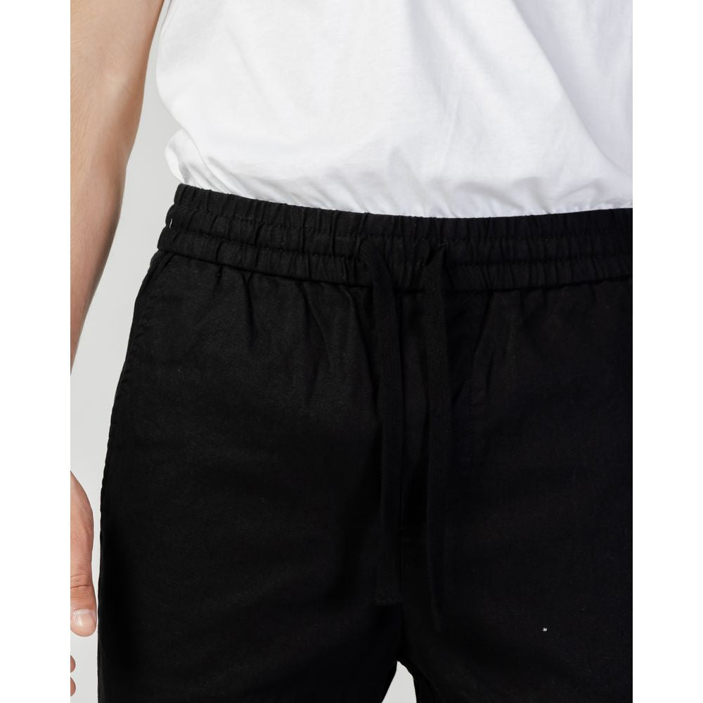 Only &amp; Sons – Schwarze Baumwollshorts