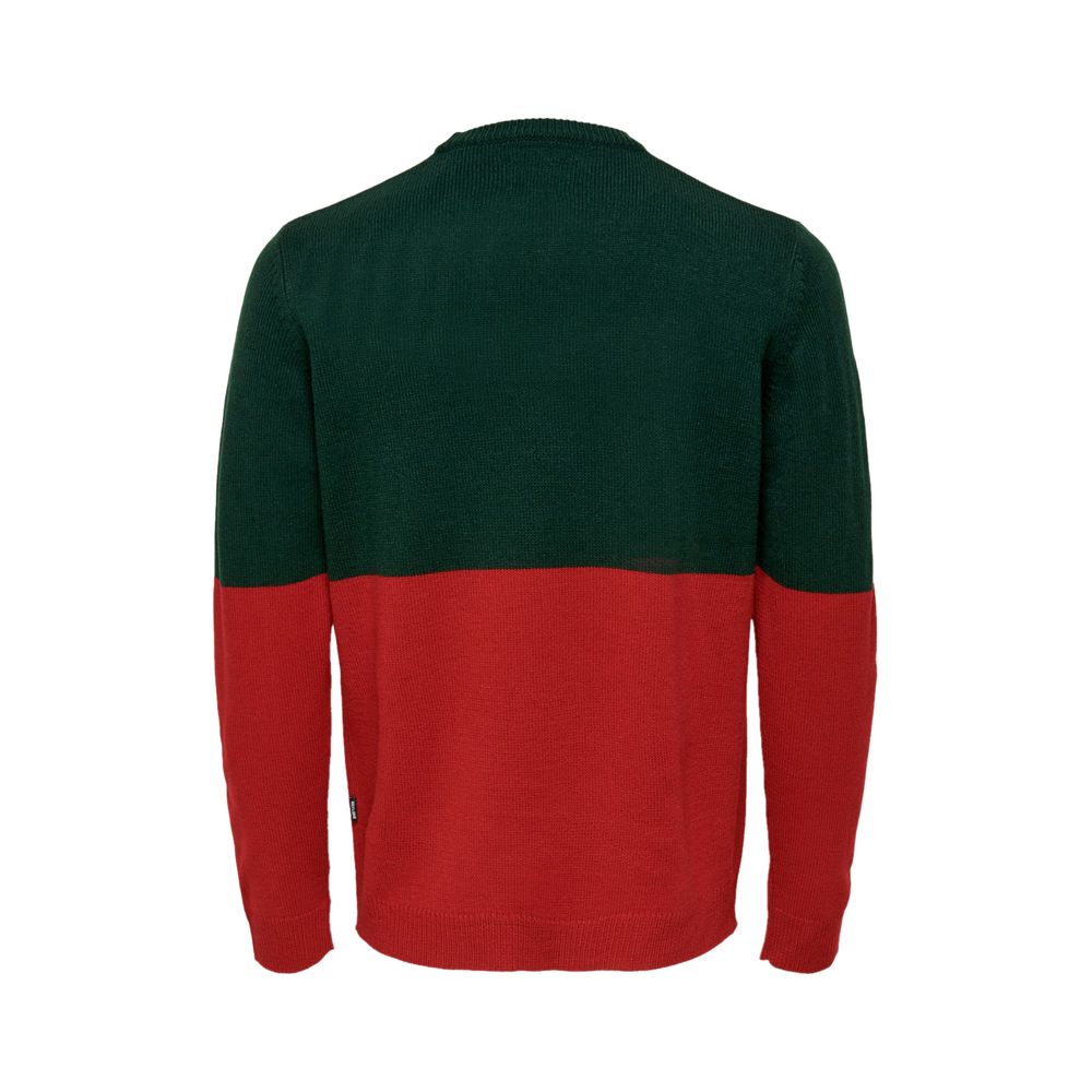 Only & Sons Green Acrylic Sweater