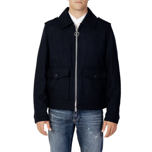 Antony Morato Blaue Wolljacke