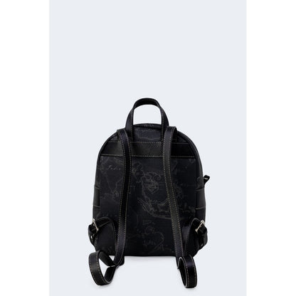 Alviero Martini Prima Classe Rucksack aus schwarzem Leder