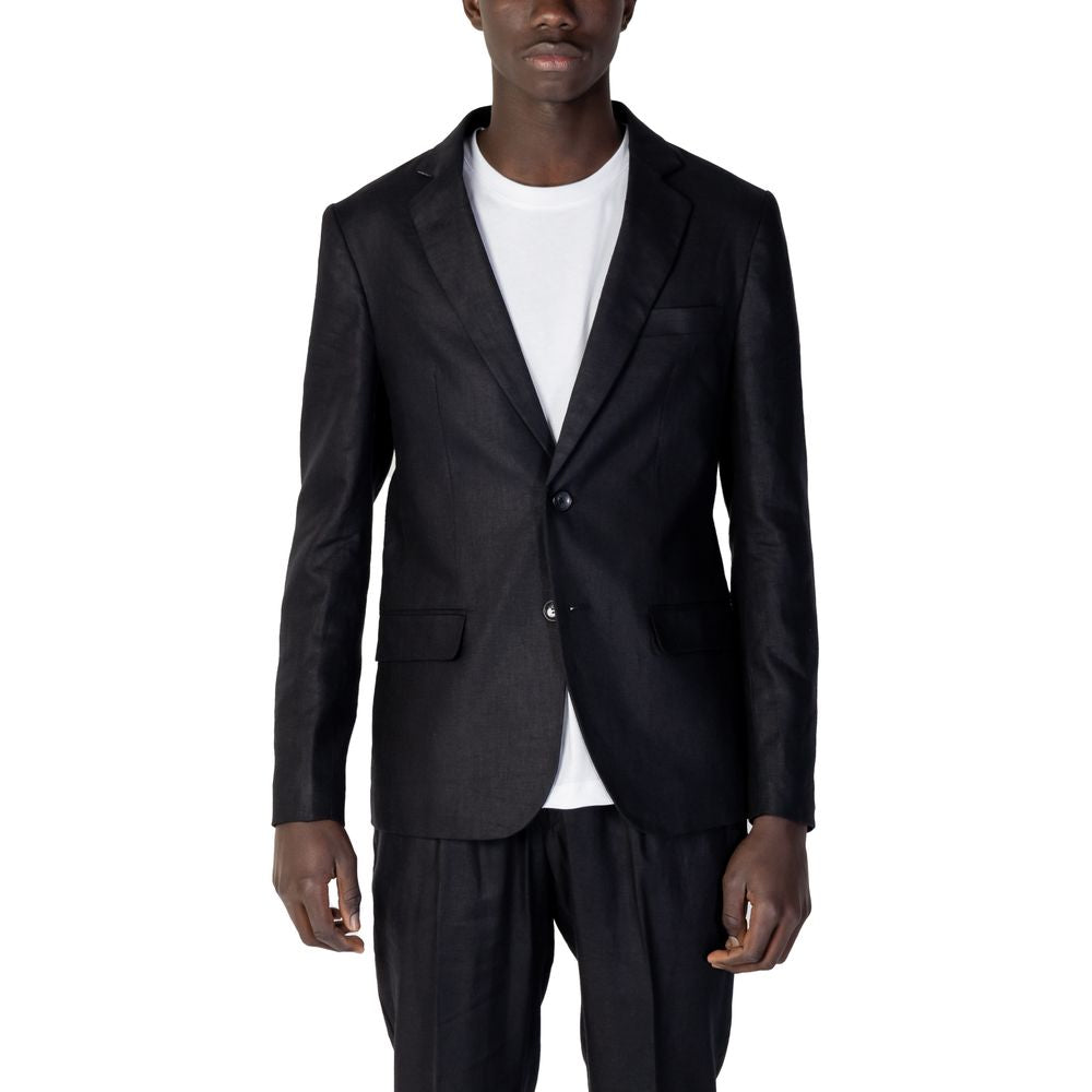 Antony Morato Black Linen Suit